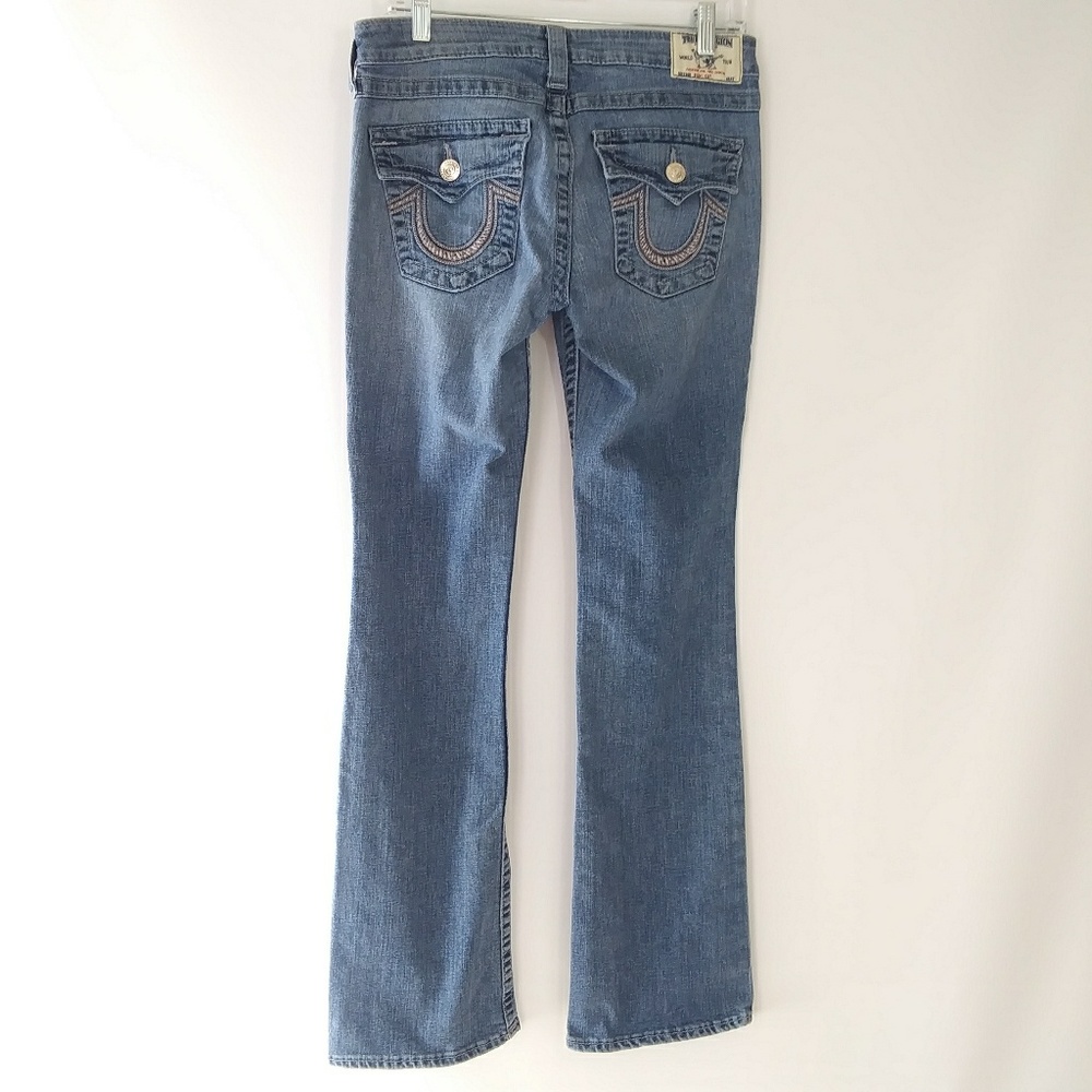 True Religion Low Rise Boot Cut Jeans Size 29